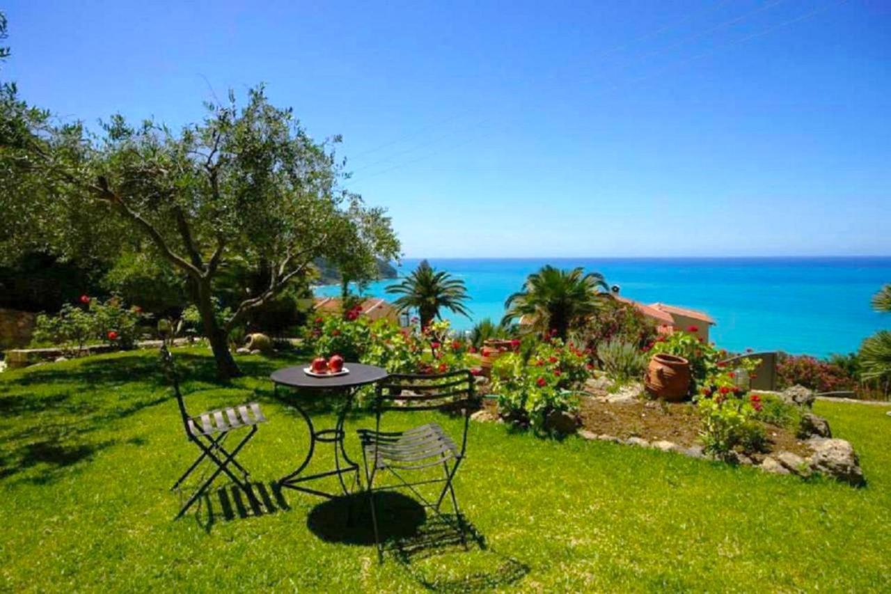 Natalia Apartment B With Panoramic Sea Views Of Agios Gordios Bay Exterior photo