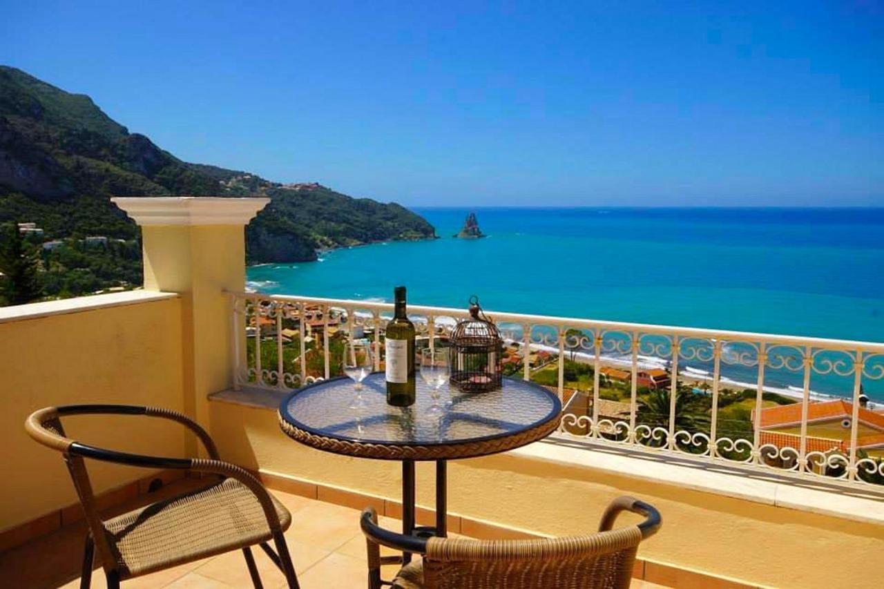 Natalia Apartment B With Panoramic Sea Views Of Agios Gordios Bay Exterior photo